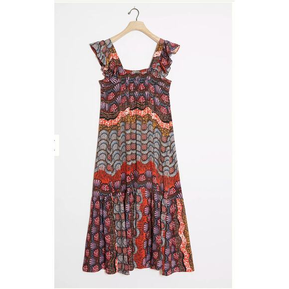 COREY LYNN CALTER Anthropologie Corey Lynn Calter Doriane Midi Dress // XS - Picture 14 of 14